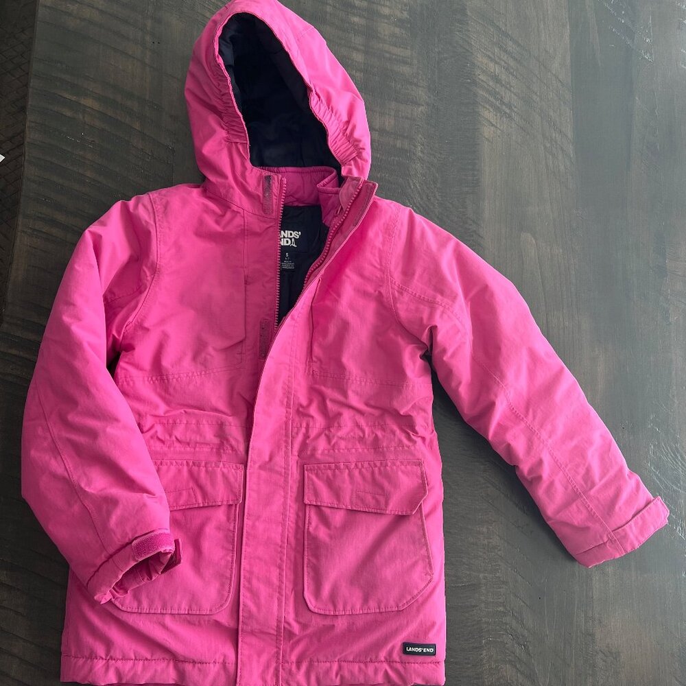 Lands End Kids Squall Waterproof Insulated 3 in 1 Parka